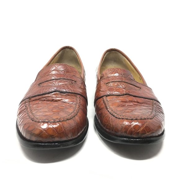 Bragano Cole Haan Loafers Shoes Size 8 Crocodile main image 8